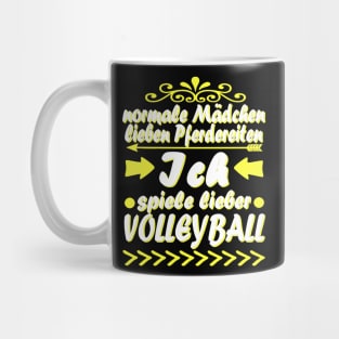 Volleyball Vollyballspieler Team Geschenk Netz Mug